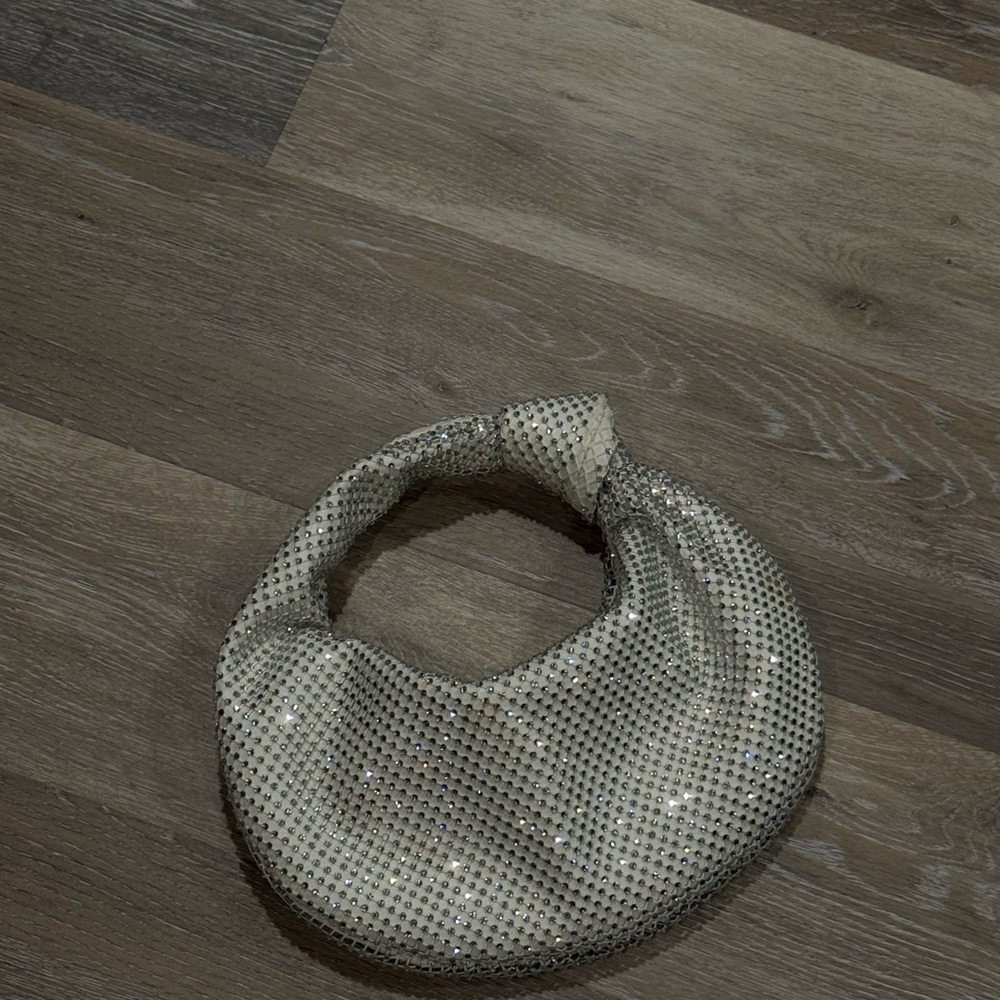 Silver Sequin Bag SOLD